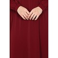 Premium inner abaya with elastic sleeves - Maroon Premium inner abaya with elastic sleeves - Maroon